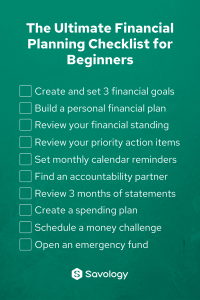 The Ultimate Financial Planning Checklist for Beginners - Savology